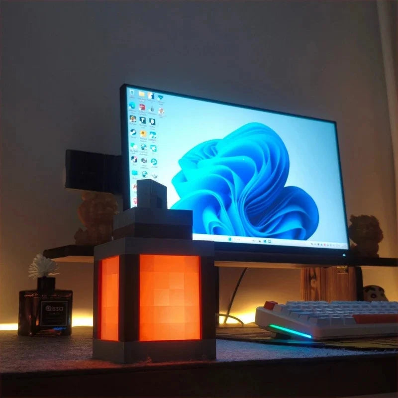 Lámpara Minecraft LED Multicolor (16 Colores) – Luz mágica y decorativa para niños | Cube Flow Store